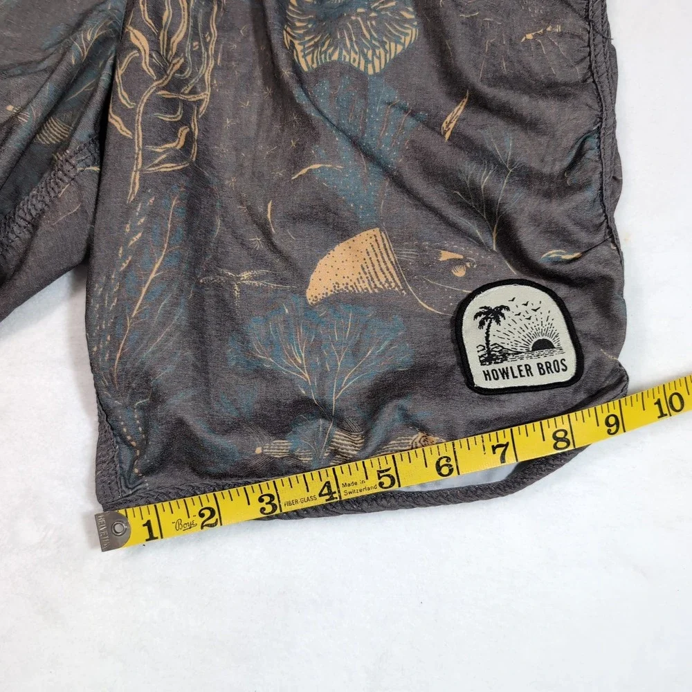 Howler Bros Brothers Board Shorts Swim Mens 28 Sea Life Heed The Call Stretch - Picture 5 of 8